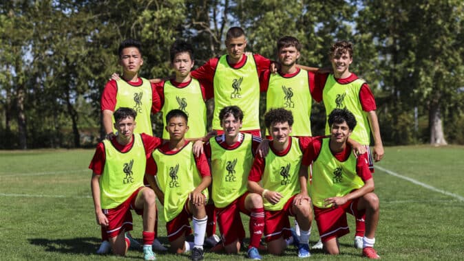 Camp de foot Liverpool