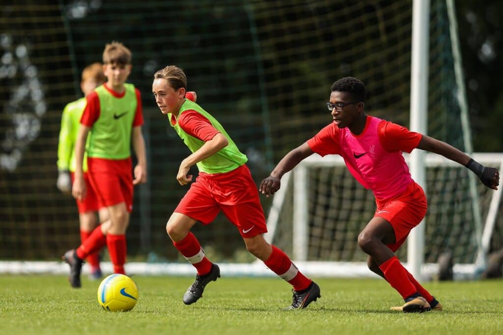 Football camp Liverpool England