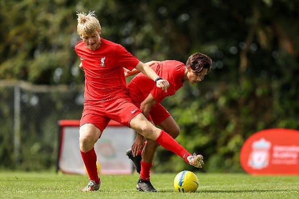 Liverpool stage entrainement