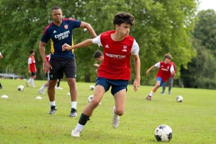 Summer camp Arsenal, England