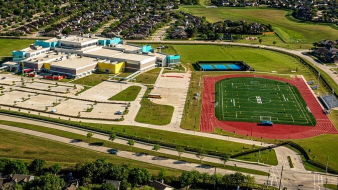 British International School of Houston soccer field