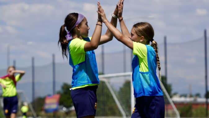 Joueuses stage Barça Academy
