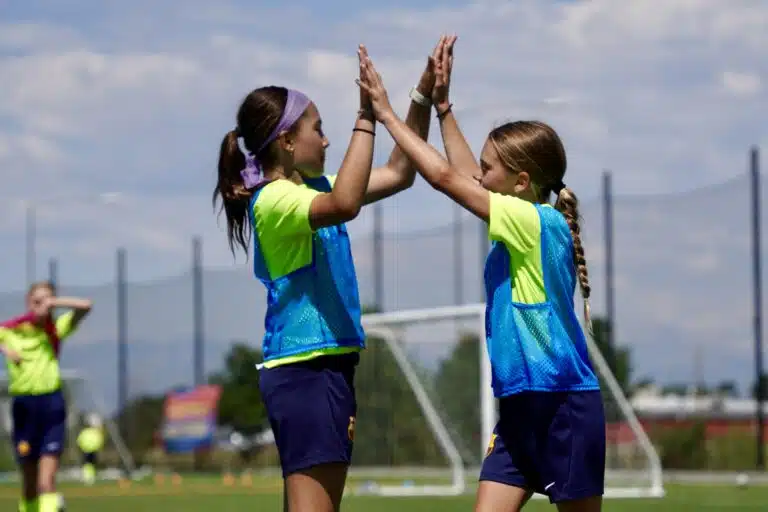 Joueuses stage Barça Academy