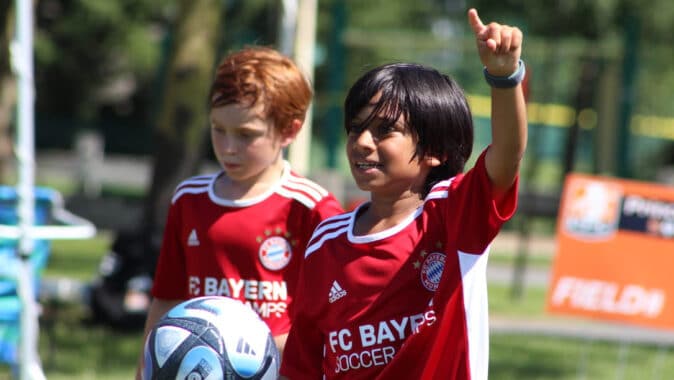 Joueur de football stage Bayern Munich