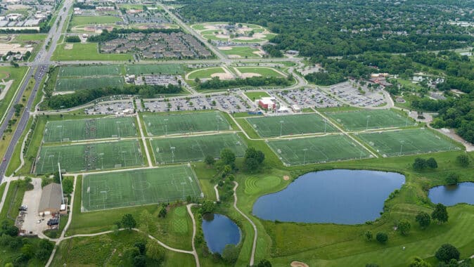 Scheels Overland Park Soccer Complex soccer fields