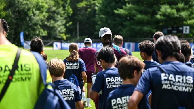 Stage de football PSG Virginie Stage de football PSG Virginie