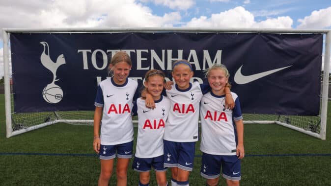 Stage football Tottenham